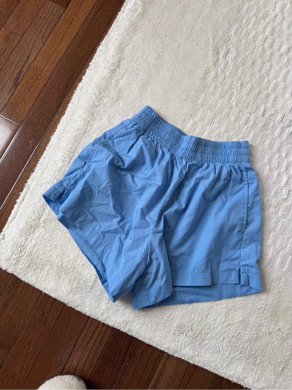 Abercrombie & Fitch Blue Elastic Waist Shorts
